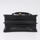 FENDI Canay Chain Shoulder Bag Leather Black Silver 8M0381 Auth 210607A-9