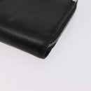 Cartier Marcello Long Wallet Leather Black Silver Auth 210609V-9