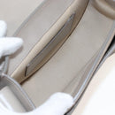 Chloe Tess Shoulder Bag Leather 2way Beige Gold Auth 210610V-25
