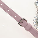 Miu Miu Matelasse Chain Shoulder Bag Leather 2way Pink Silver Auth 210611SAM-15