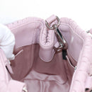Miu Miu Matelasse Chain Shoulder Bag Leather 2way Pink Silver Auth 210611SAM-25