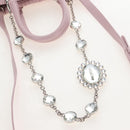 Miu Miu Matelasse Chain Shoulder Bag Leather 2way Pink Silver Auth 210611SAM-9