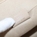 FENDI Canay Chain Bag Leather 2way Light Blue Silver 8BT283 Auth 210612M-31