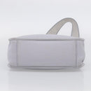 Miu Miu Hand Bag Vittero Dino Leather 2way Light Blue Gold Auth 210614M-10