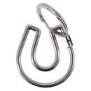 HERMES Fercheval Key Holder metal Silver Auth 210615M-3