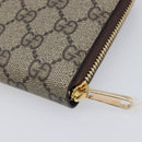 GUCCI GG Supreme BNF Collaboration Wallet PVC Beige Gold 701060 Auth 210620M-10