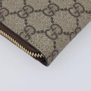GUCCI GG Supreme BNF Collaboration Wallet PVC Beige Gold 701060 Auth 210620M-11
