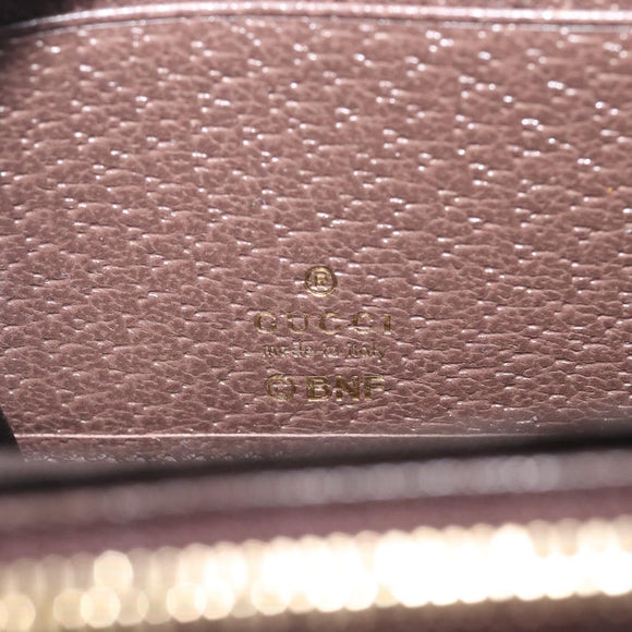 GUCCI GG Supreme BNF Collaboration Wallet PVC Beige Gold 701060 Auth 210620M
