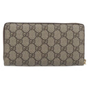 GUCCI GG Supreme BNF Collaboration Wallet PVC Beige Gold 701060 Auth 210620M-3