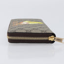 GUCCI GG Supreme BNF Collaboration Wallet PVC Beige Gold 701060 Auth 210620M-5