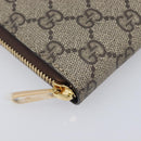 GUCCI GG Supreme BNF Collaboration Wallet PVC Beige Gold 701060 Auth 210620M-9