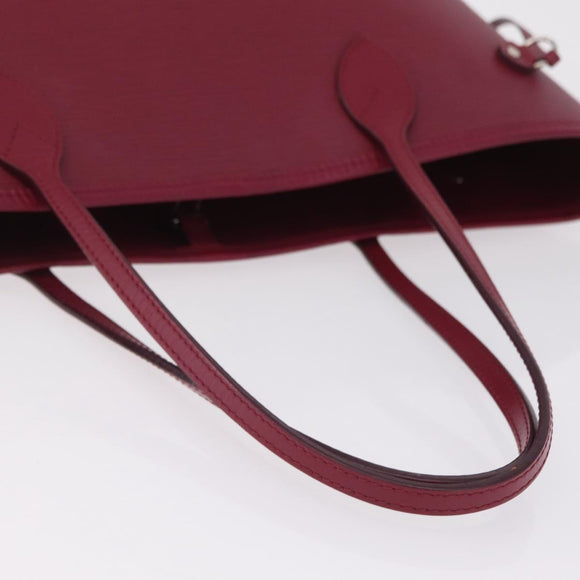 LOUIS VUITTON Epi Neverfull PM Tote Bag Wine Red Grenard M40959 LV Auth 210622A