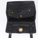 Saint Laurent Muse Two Hand Bag Leather Black Gold Auth 210627A-17