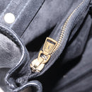 Saint Laurent Muse Two Hand Bag Leather Black Gold Auth 210627A-26