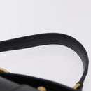 Saint Laurent Muse Two Hand Bag Leather Black Gold Auth 210627A-8