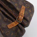 LOUIS VUITTON Monogram Saumur 35 Shoulder Bag M42254 LV Auth 210629-14
