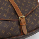 LOUIS VUITTON Monogram Saumur 35 Shoulder Bag M42254 LV Auth 210629-16
