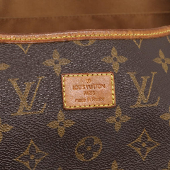LOUIS VUITTON Monogram Saumur 35 Shoulder Bag M42254 LV Auth 210629