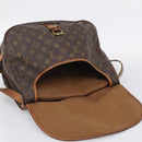 LOUIS VUITTON Monogram Saumur 35 Shoulder Bag M42254 LV Auth 210629-24