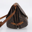LOUIS VUITTON Monogram Saumur 35 Shoulder Bag M42254 LV Auth 210629-4