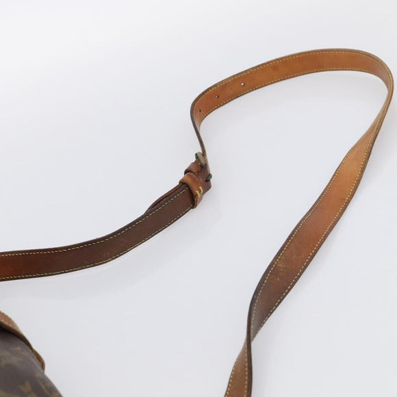 LOUIS VUITTON Monogram Saumur 35 Shoulder Bag M42254 LV Auth 210629