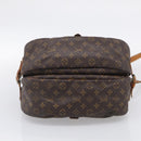 LOUIS VUITTON Monogram Saumur 35 Shoulder Bag M42254 LV Auth 210629-9