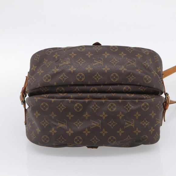 LOUIS VUITTON Monogram Saumur 35 Shoulder Bag M42254 LV Auth 210629