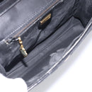 GUCCI GG Canvas Shoulder Bag Black Gold 004 49 0195 Auth 210635-16
