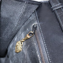 GUCCI GG Canvas Shoulder Bag Black Gold 004 49 0195 Auth 210635-19