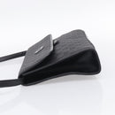 GUCCI GG Canvas Shoulder Bag Black Gold 004 49 0195 Auth 210635-4