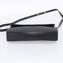 GUCCI GG Canvas Shoulder Bag Black Gold 004 49 0195 Auth 210635-9