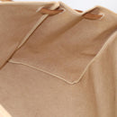 HERMES Herbag TGM Hand Bag Canvas 2way Beige Silver Auth 210637-20