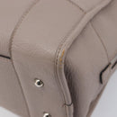 LOEWE Amazona 36 Hand Bag Leather Purple Gray Auth 210640A-10