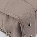 LOEWE Amazona 36 Hand Bag Leather Purple Gray Auth 210640A-11