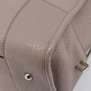 LOEWE Amazona 36 Hand Bag Leather Purple Gray Auth 210640A-12