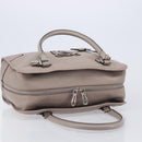 LOEWE Amazona 36 Hand Bag Leather Purple Gray Auth 210640A-6