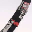 PRADA James Jean Collaboration Body Bag Leather Multicolor Silver Auth 210642M-10
