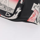 PRADA James Jean Collaboration Body Bag Leather Multicolor Silver Auth 210642M-13