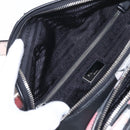 PRADA James Jean Collaboration Body Bag Leather Multicolor Silver Auth 210642M-19