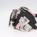 PRADA James Jean Collaboration Body Bag Leather Multicolor Silver Auth 210642M-4