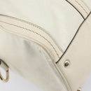 GUCCI Duchess Hysteria Hand Bag Leather White Gold 181488 Auth 210643-12