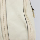 GUCCI Duchess Hysteria Hand Bag Leather White Gold 181488 Auth 210643-15