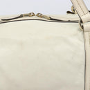 GUCCI Duchess Hysteria Hand Bag Leather White Gold 181488 Auth 210643-4