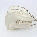 GUCCI Duchess Hysteria Hand Bag Leather White Gold 181488 Auth 210643-5