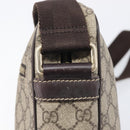 GUCCI GG Supreme Shoulder Bag PVC Beige Gold 201448 Auth 210644A-14