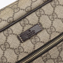 GUCCI GG Supreme Shoulder Bag PVC Beige Gold 201448 Auth 210644A-16