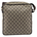 GUCCI GG Supreme Shoulder Bag PVC Beige Gold 201448 Auth 210644A-3
