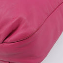 LOEWE Vient 30 Shoulder Bag Leather Pink Auth 210648A-10