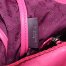 LOEWE Vient 30 Shoulder Bag Leather Pink Auth 210648A-21