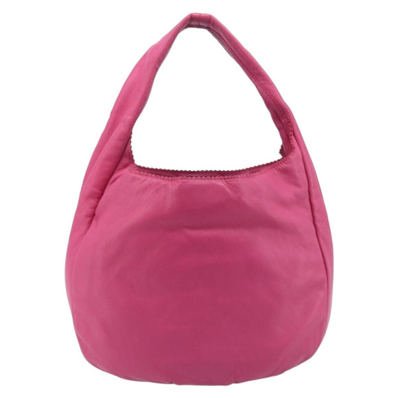 LOEWE Vient 30 Shoulder Bag Leather Pink Auth 210648A
